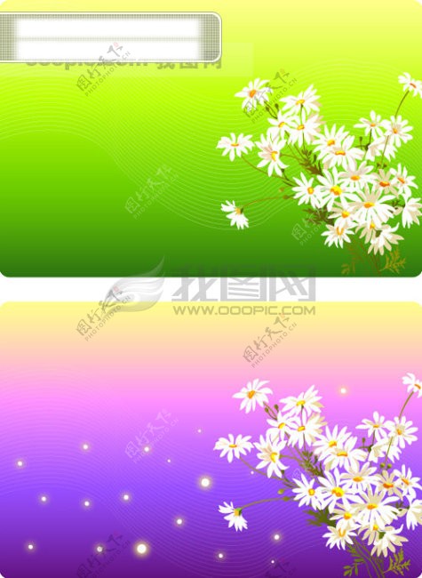 矢量鲜艳的花朵花儿图片素材4