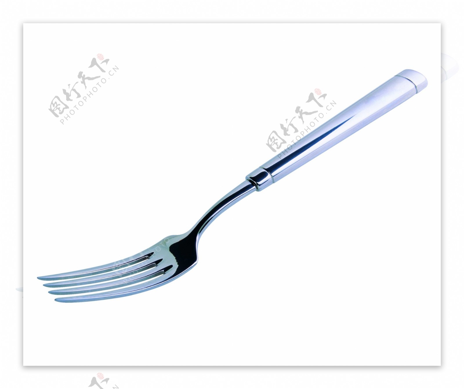 高清晰餐具不锈钢叉子抠图格式