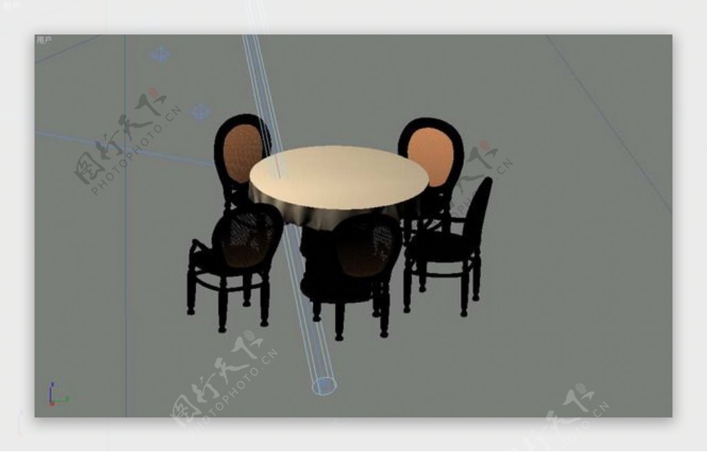 餐桌3d模型家具效果图59