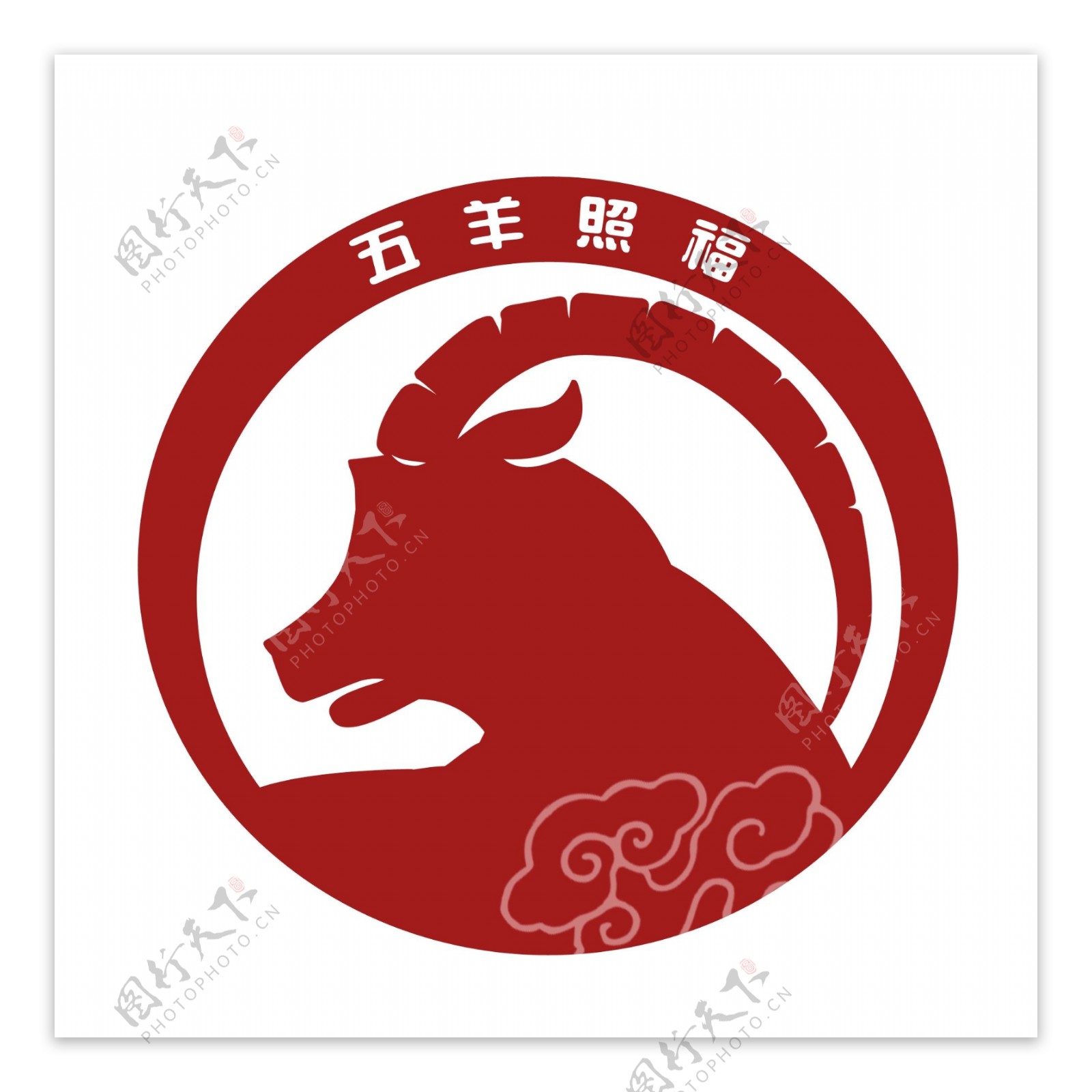 五羊照福logo图片