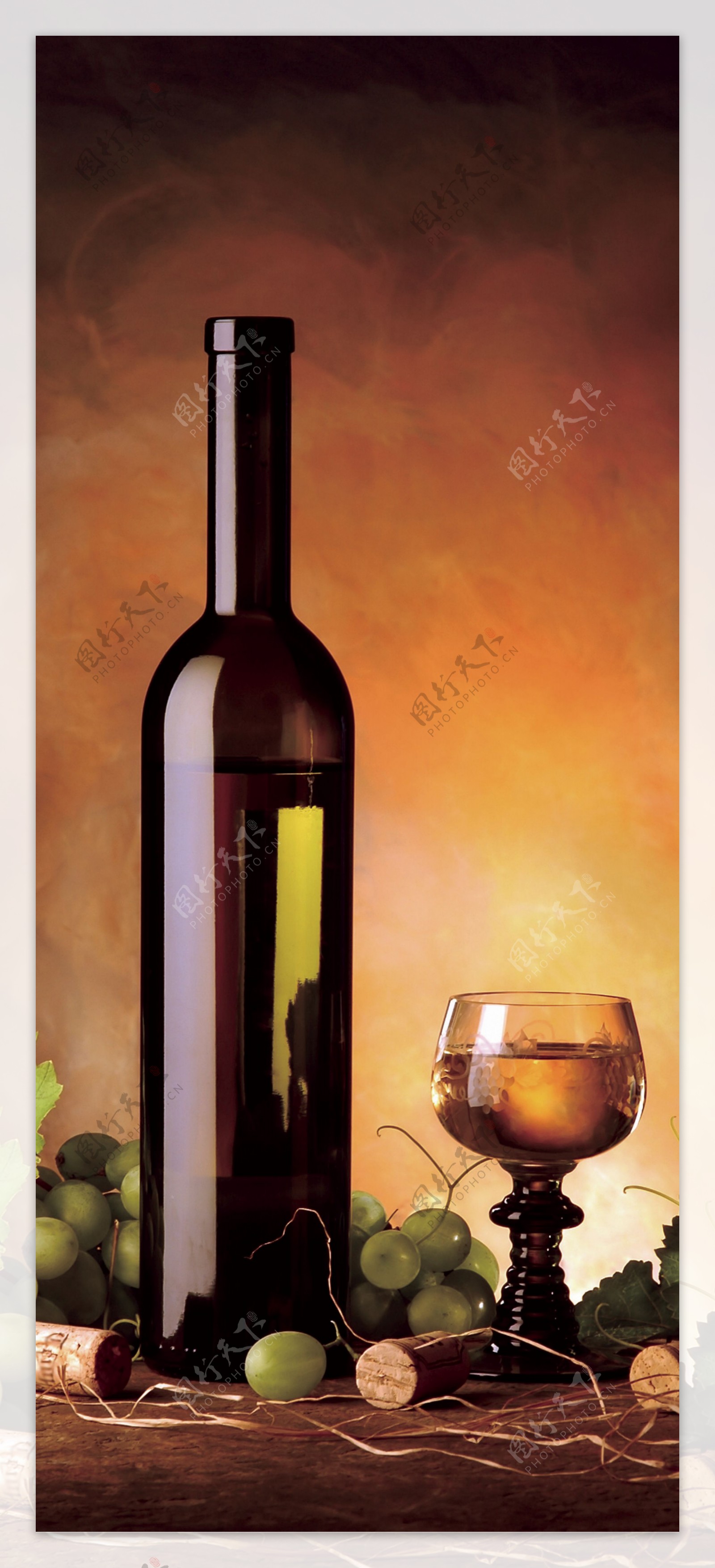 红酒葡萄酒广告设计背景图片