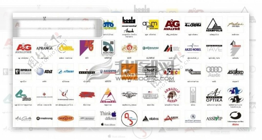 1600多个世界著名企业LOGO标志