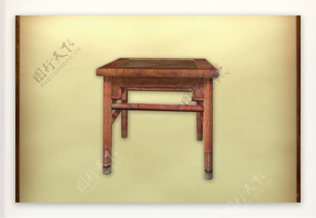 中国古典家具凳子0013D模型