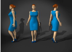 人物女性3d模型设计免费下载女性模型下载22