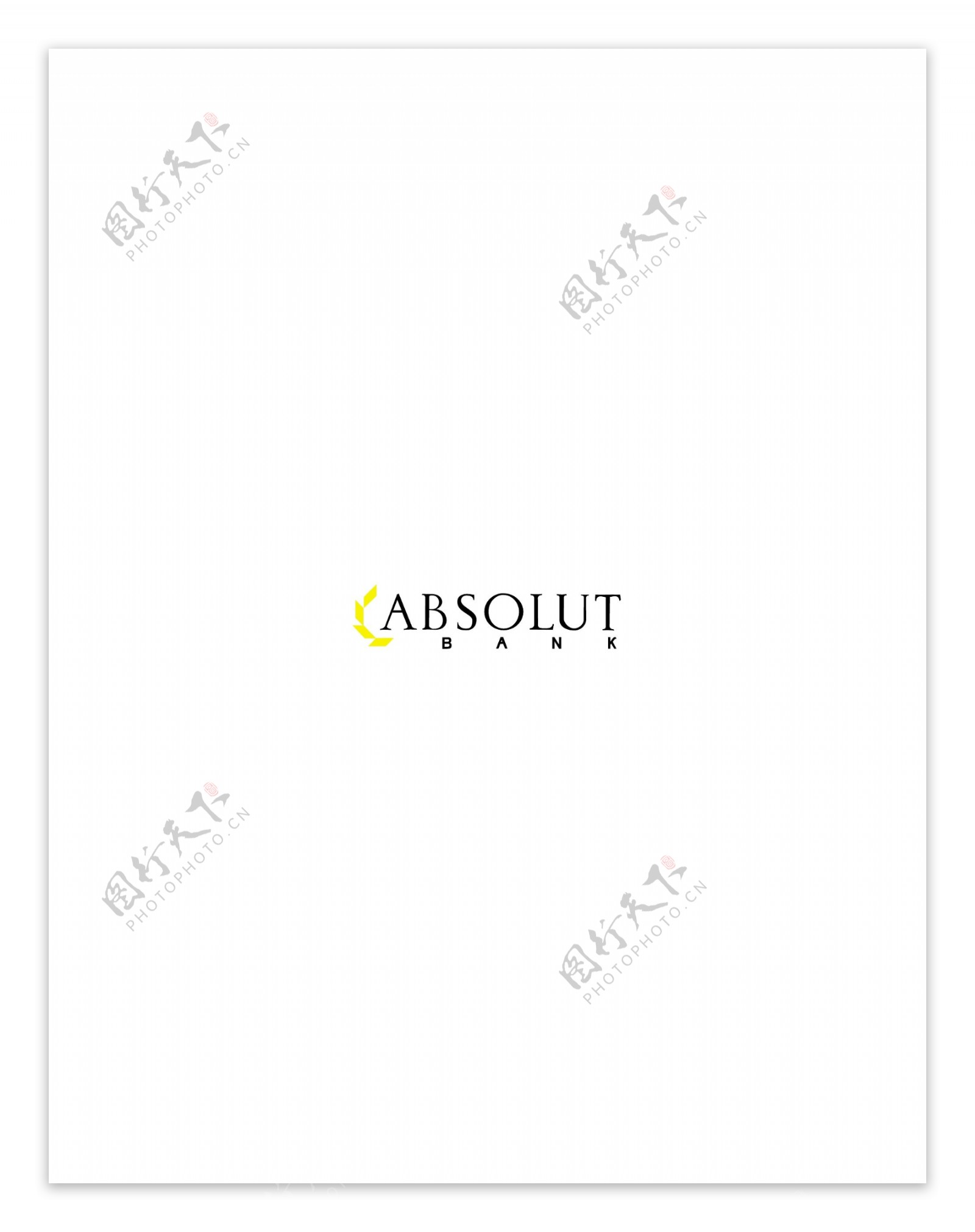 AbsolutBanklogo设计欣赏AbsolutBank国际银行标志下载标志设计欣赏