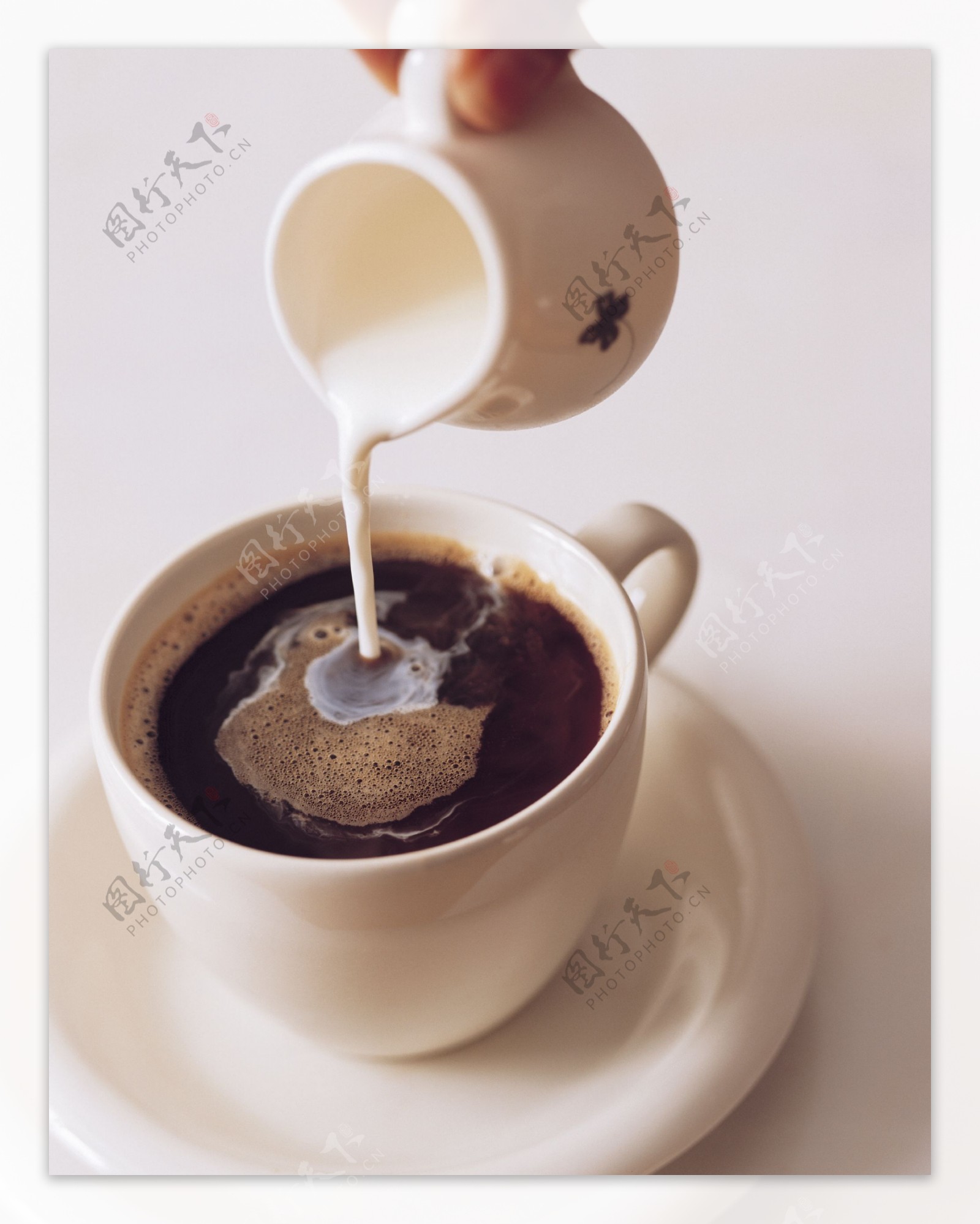 咖啡牛奶图片