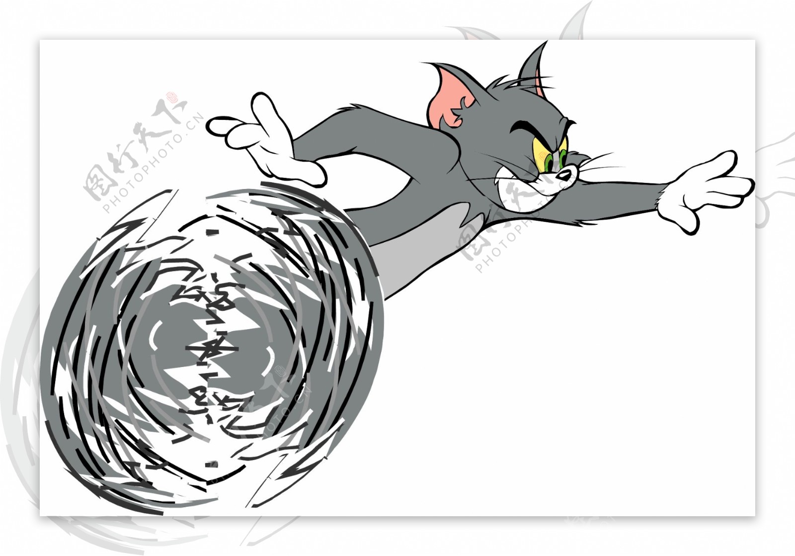 卡通猫和老鼠TomandJerry矢量图