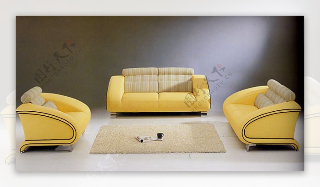 45款现代时尚3D沙发模型带材质免费下载2