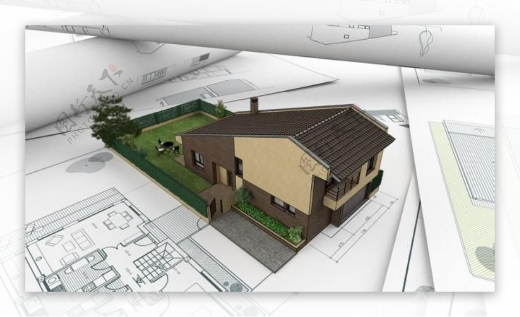 3d建筑室内设计建筑设计图片