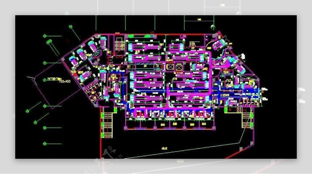 高档三层俱乐部空调及通风设计施工图