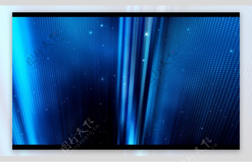 蓝色光幕LED高清视频素材