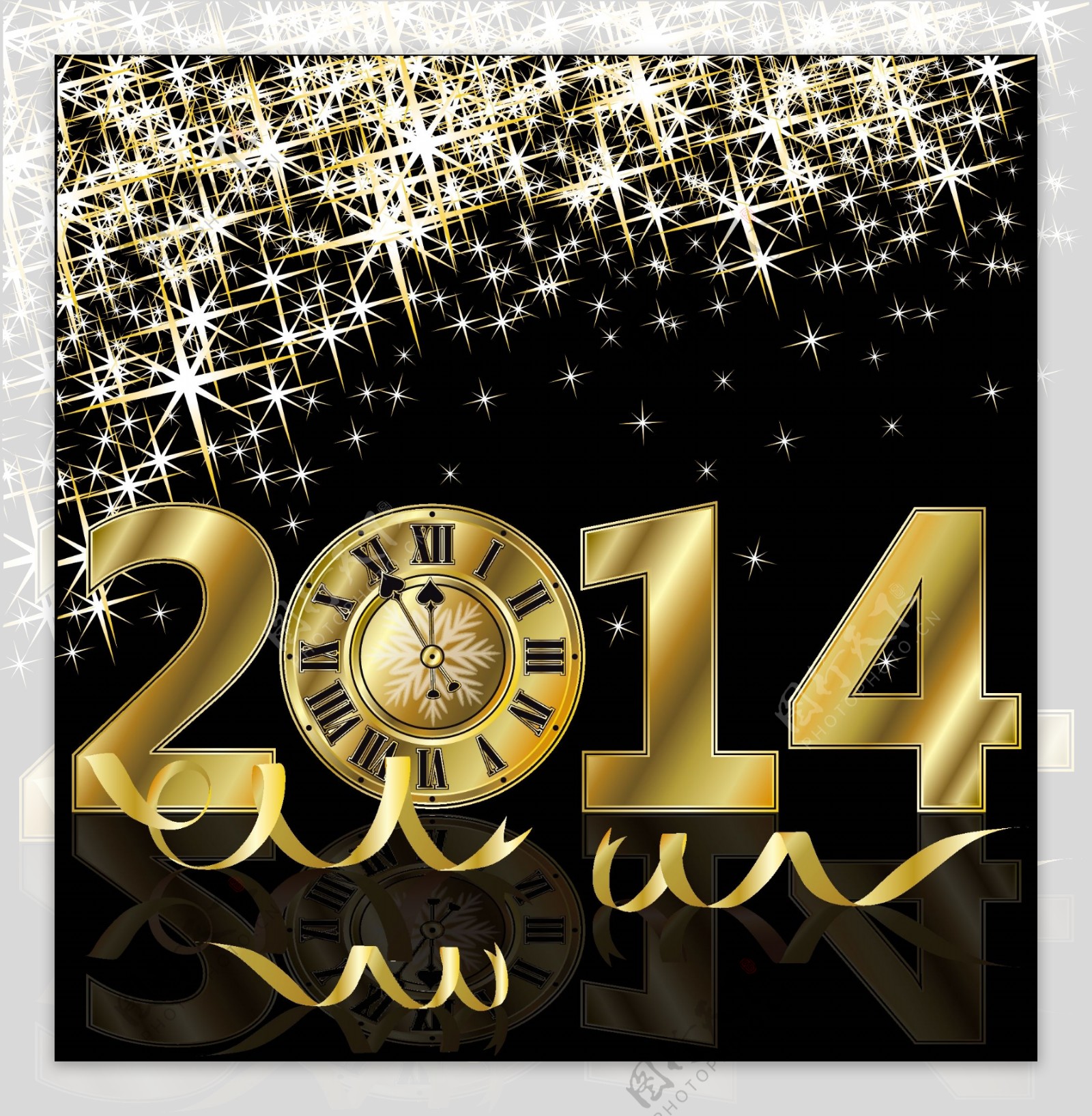 2014新年钟声图片