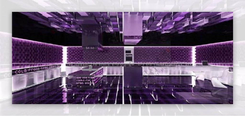 紫色迷情3d模型图片
