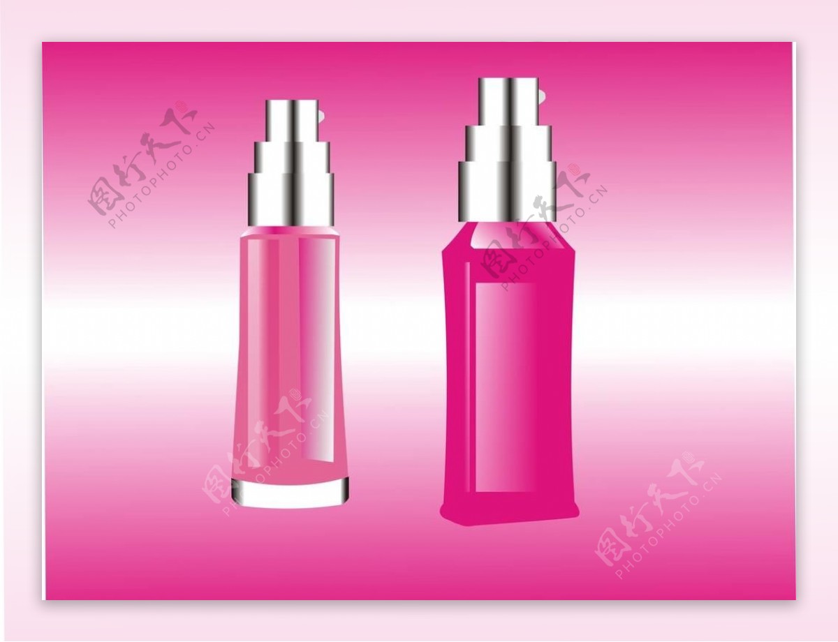 化妆品瓶子设计图片