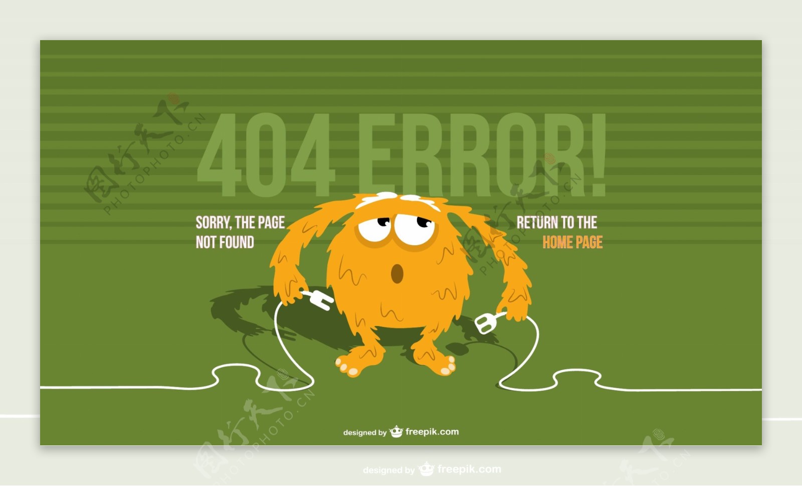 小怪兽404页面