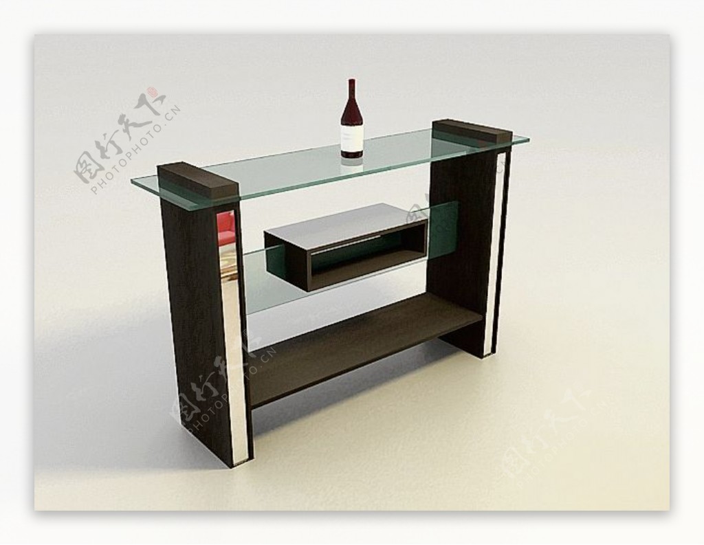 玻璃柜子模型设计
