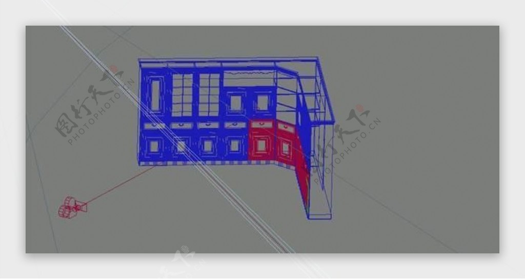 室内装饰设计3D模型之柜子06