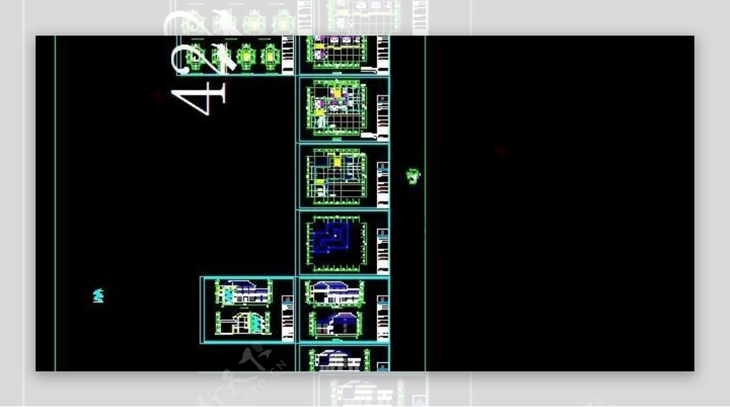 二层敬老院砖混结构建筑工程设计图