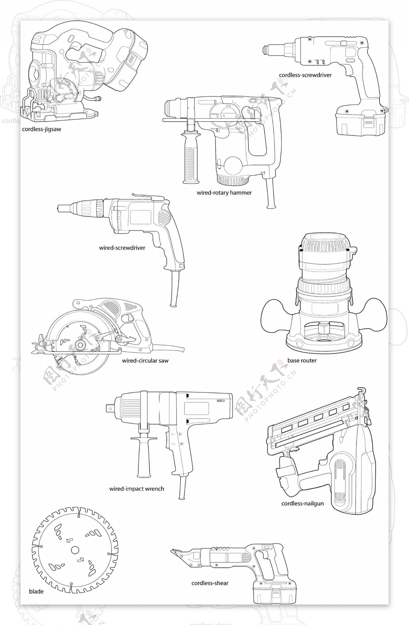 电动工具素材集锦