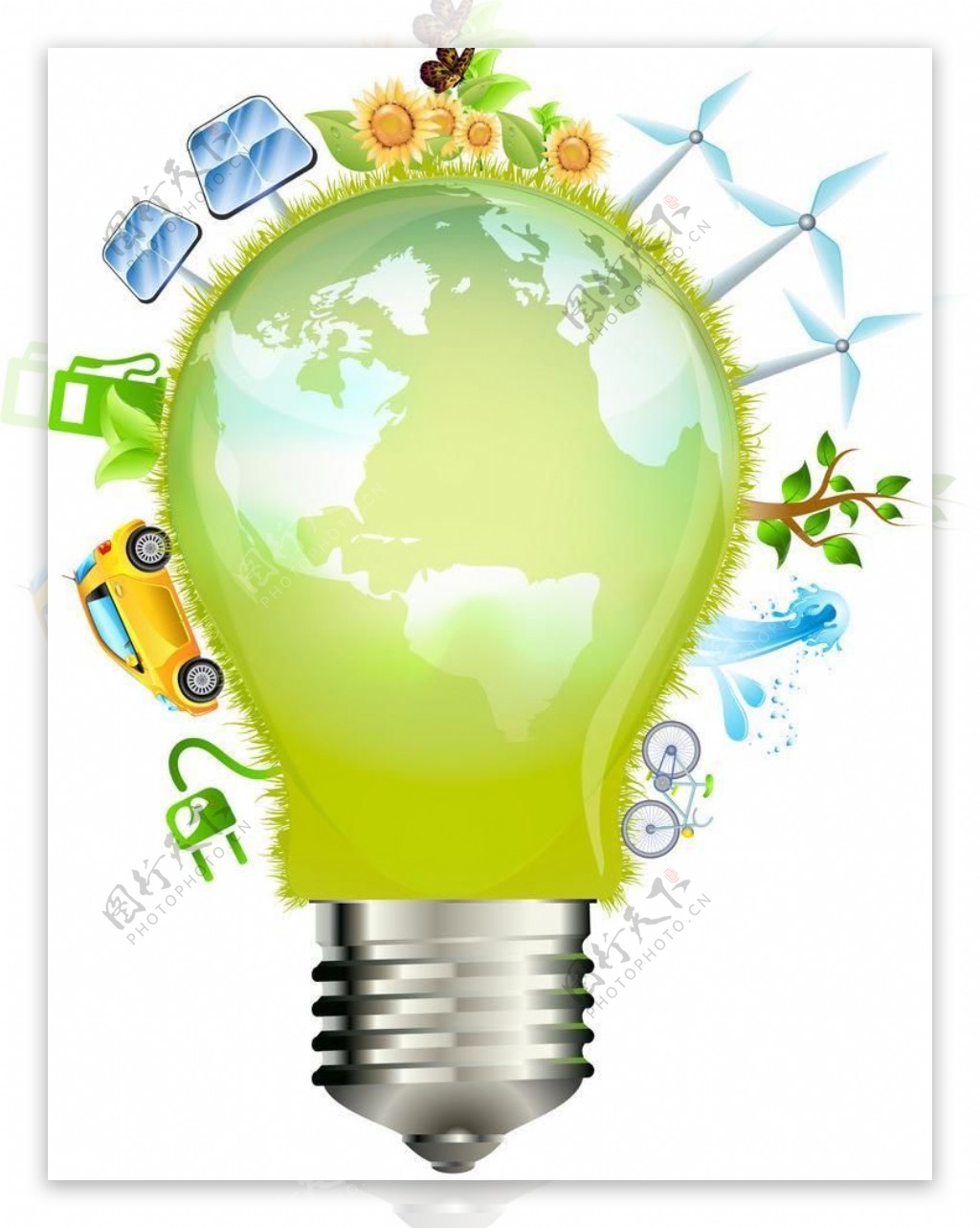 绿色环保能源图片