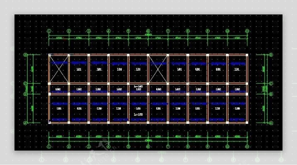 标准层结构布置图