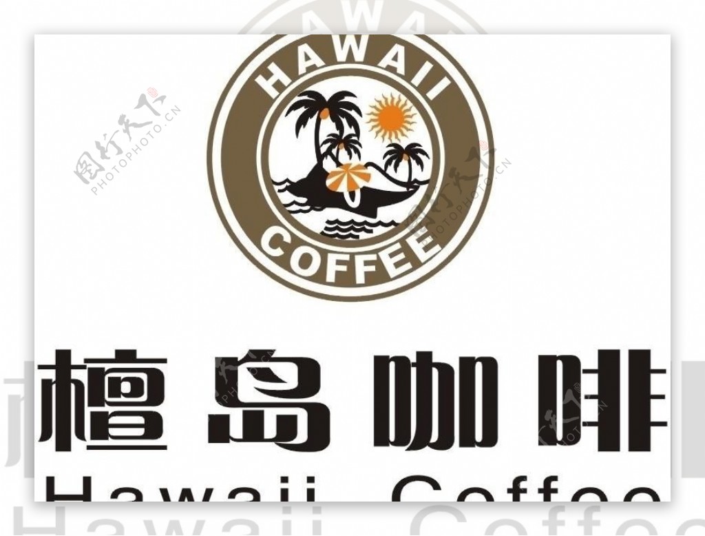 檀岛咖啡logo图片
