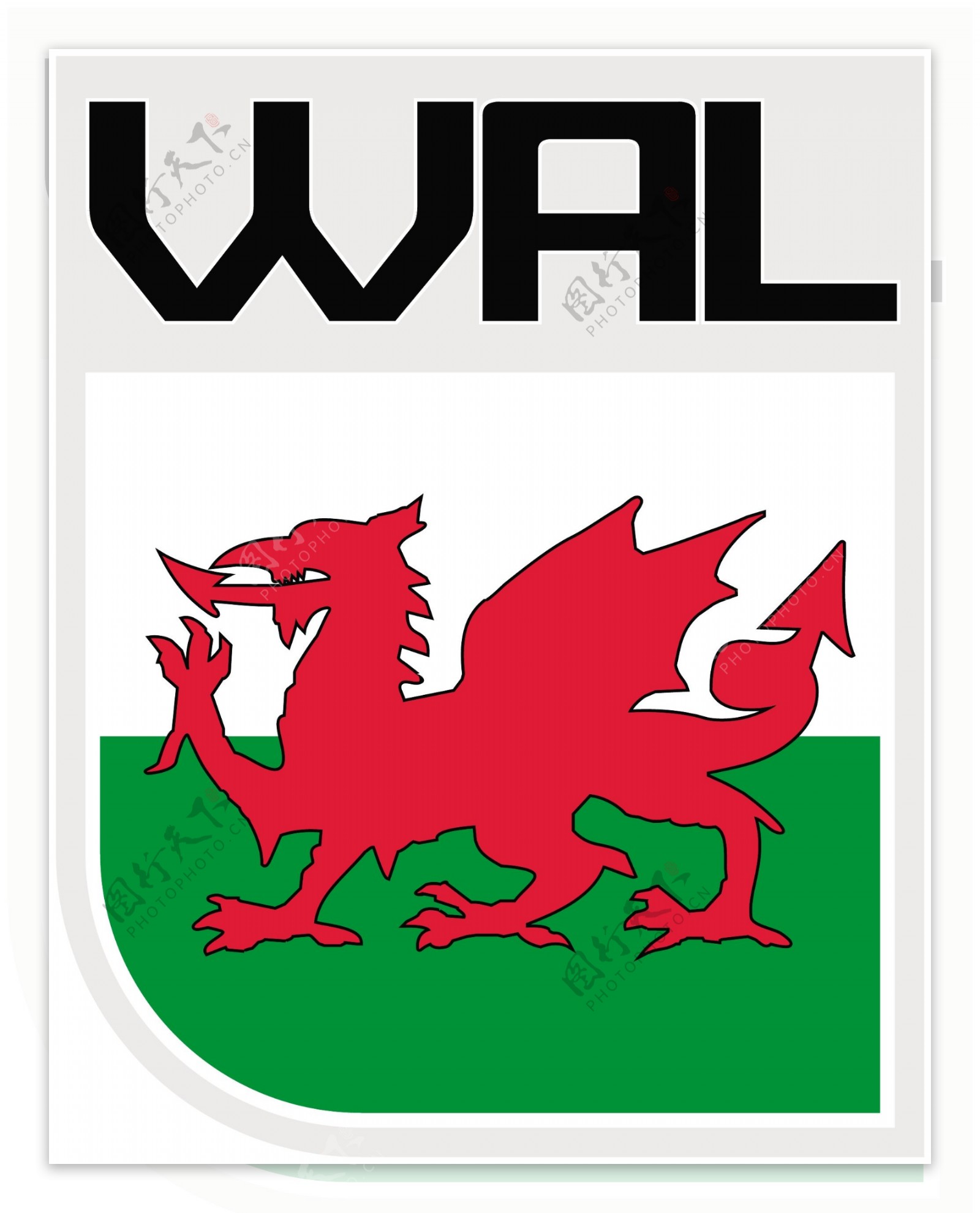 威尔士国旗图标