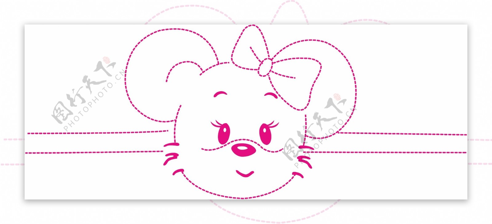 印花矢量图卡通动物老鼠可爱卡通色彩免费素材