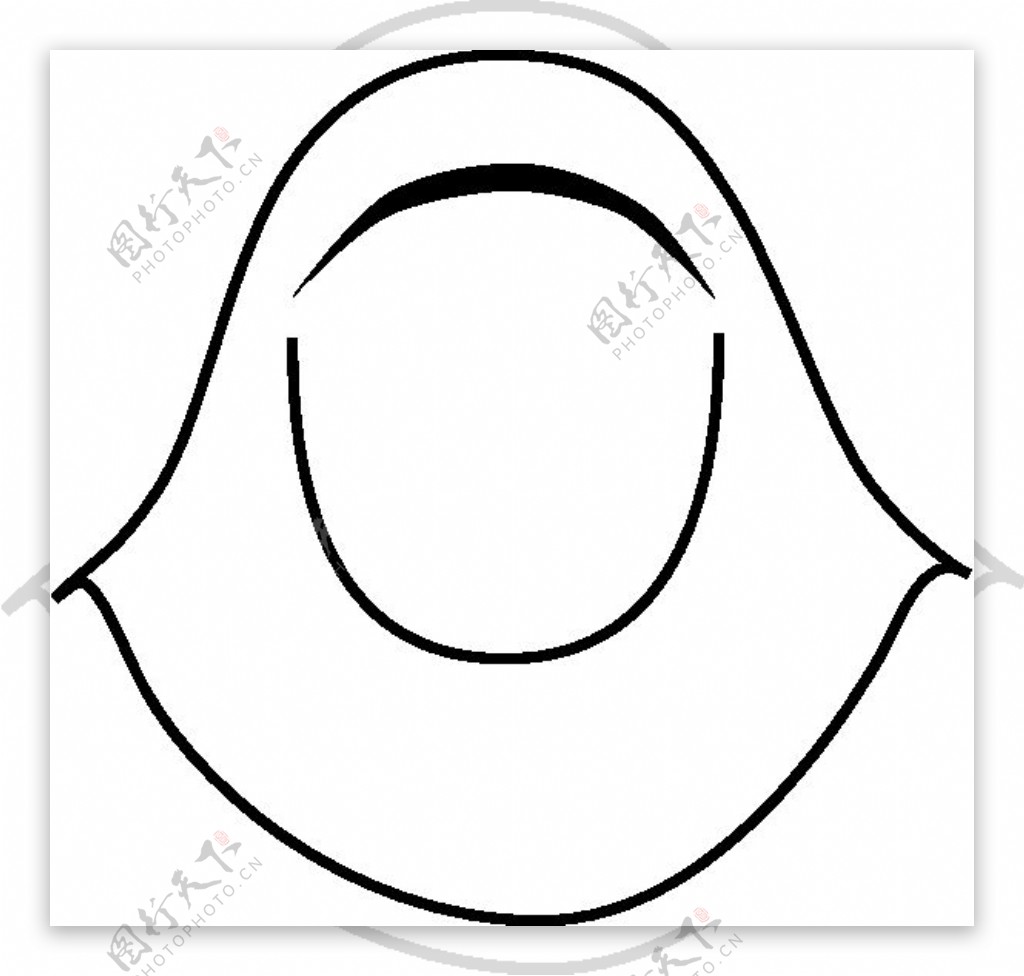 伊斯兰头巾的妇女服装剪辑艺术