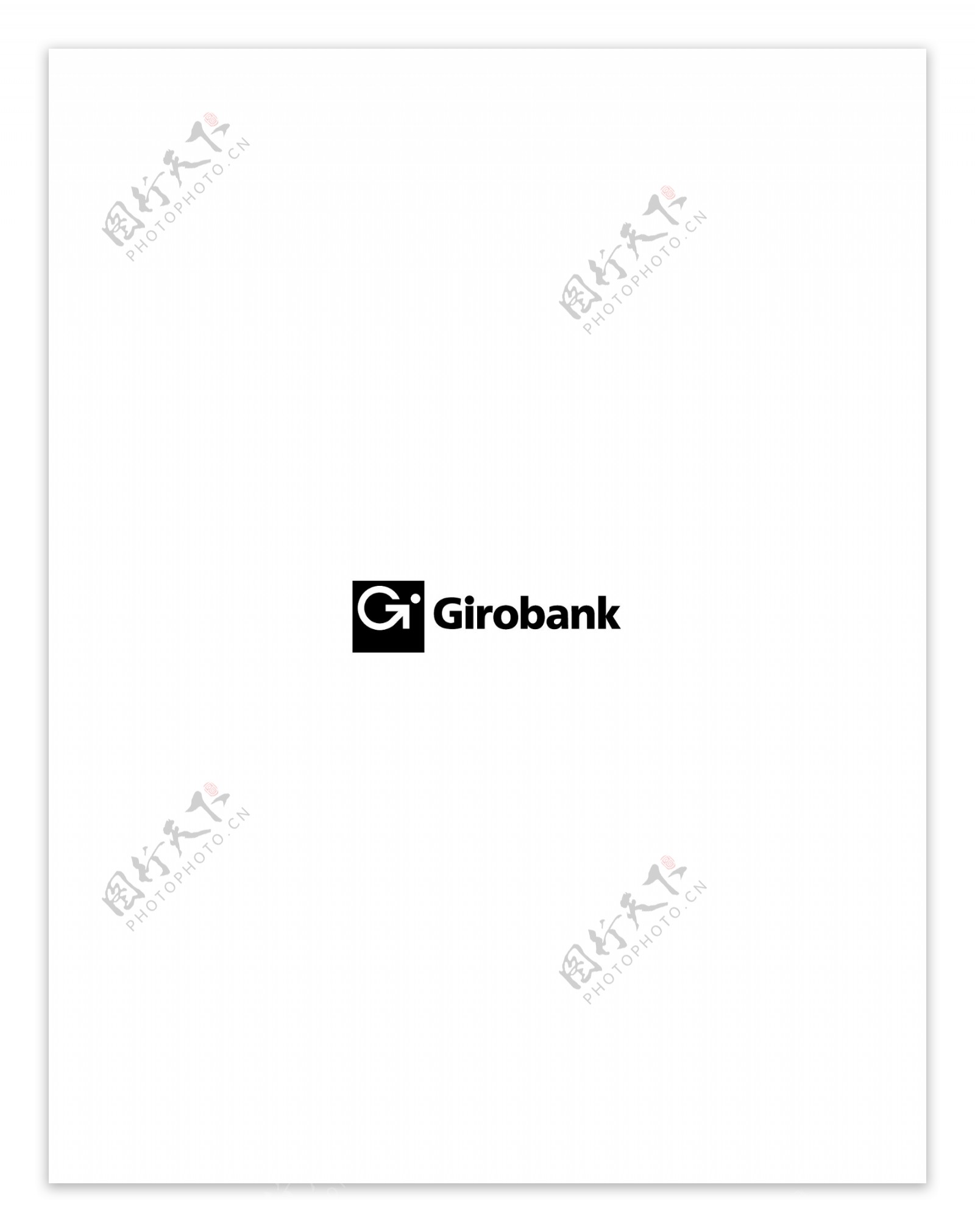 Girobanklogo设计欣赏Girobank信贷机构标志下载标志设计欣赏