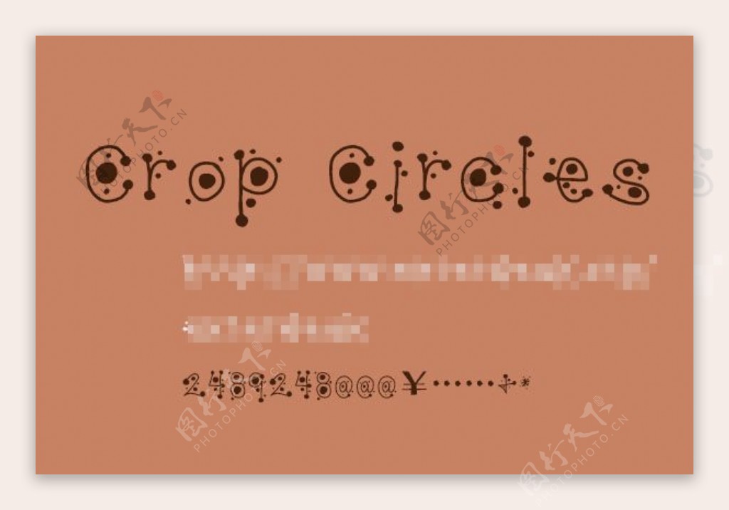 CropCircles字体下载