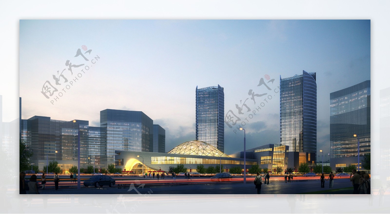 哈尔滨松北区金融商贸中心图片