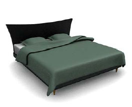 国外床3d模型家具模型56
