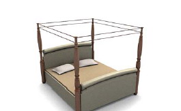 国外床3d模型家具3d模型35