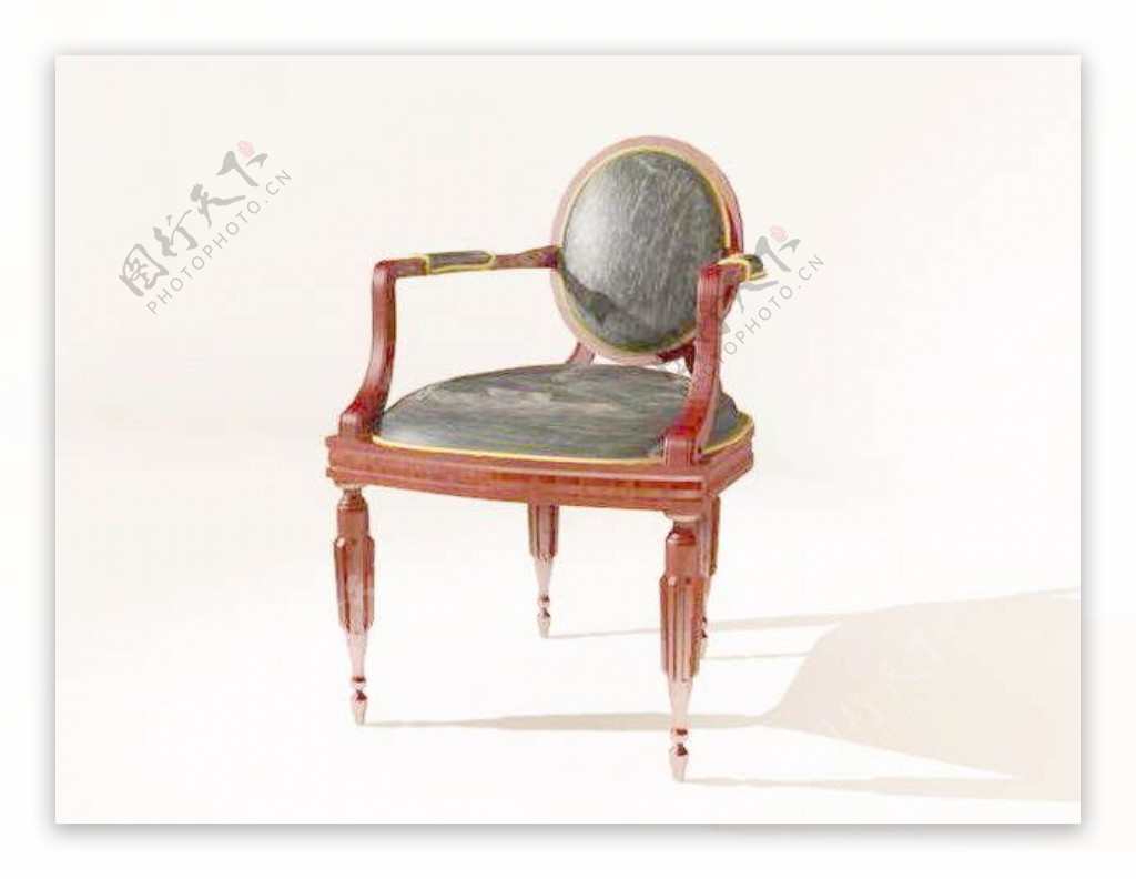 欧式椅子3d模型家具图片84