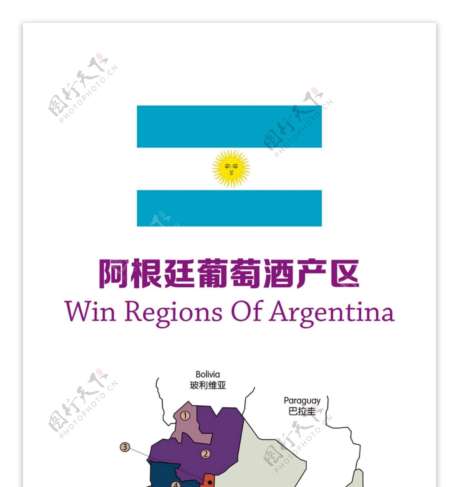 阿根廷红酒地图