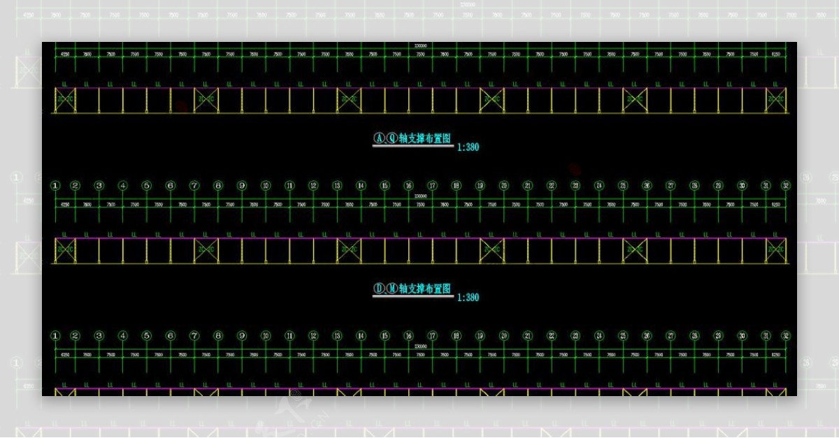 23090米钢构厂房柱间支撑布置图片