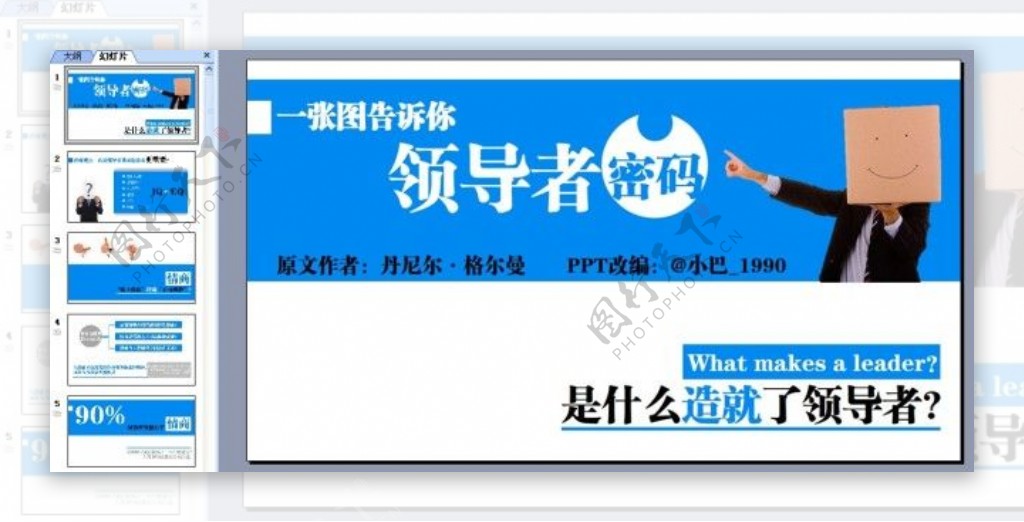 领导才能ppt模板下载