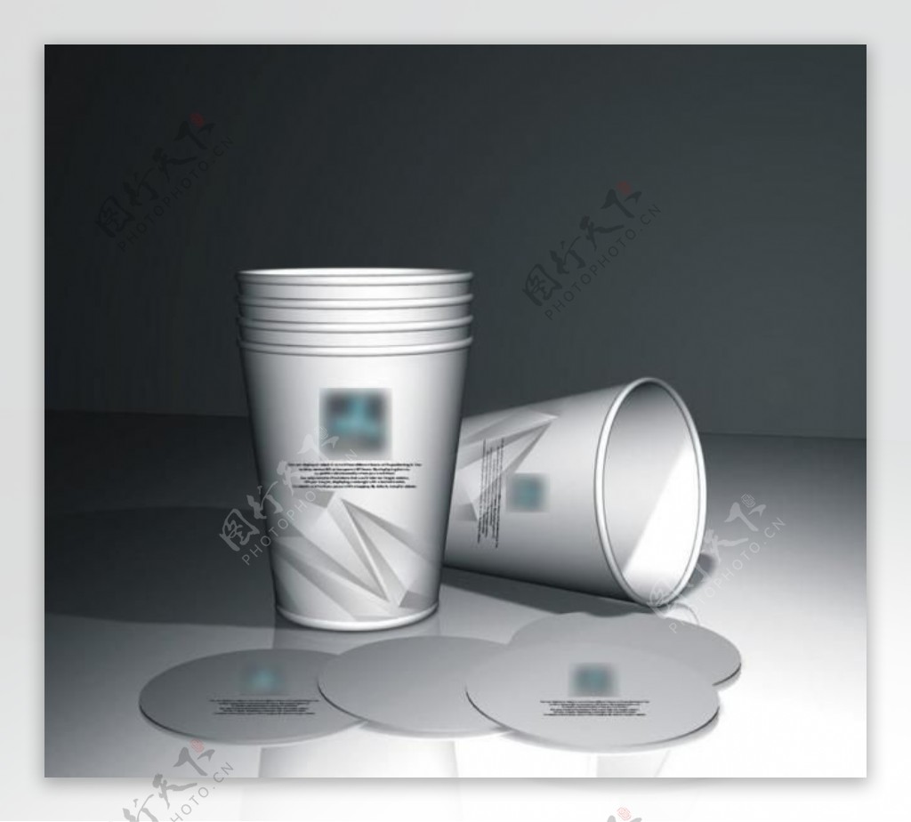 纸杯效果图图片