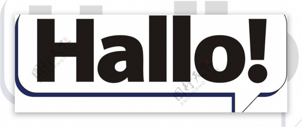Hallologo设计欣赏Hallo电信公司LOGO下载标志设计欣赏