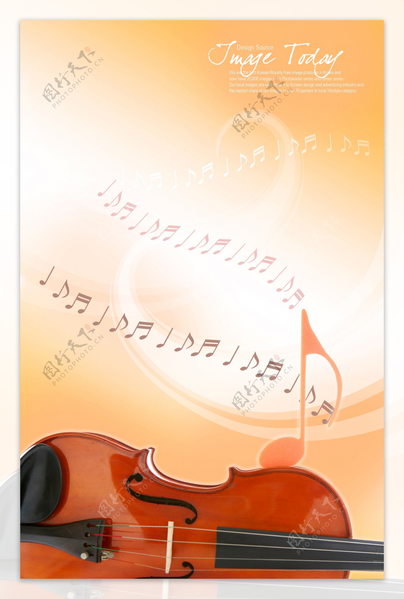 乐器图案的音乐系列平面设计图素材