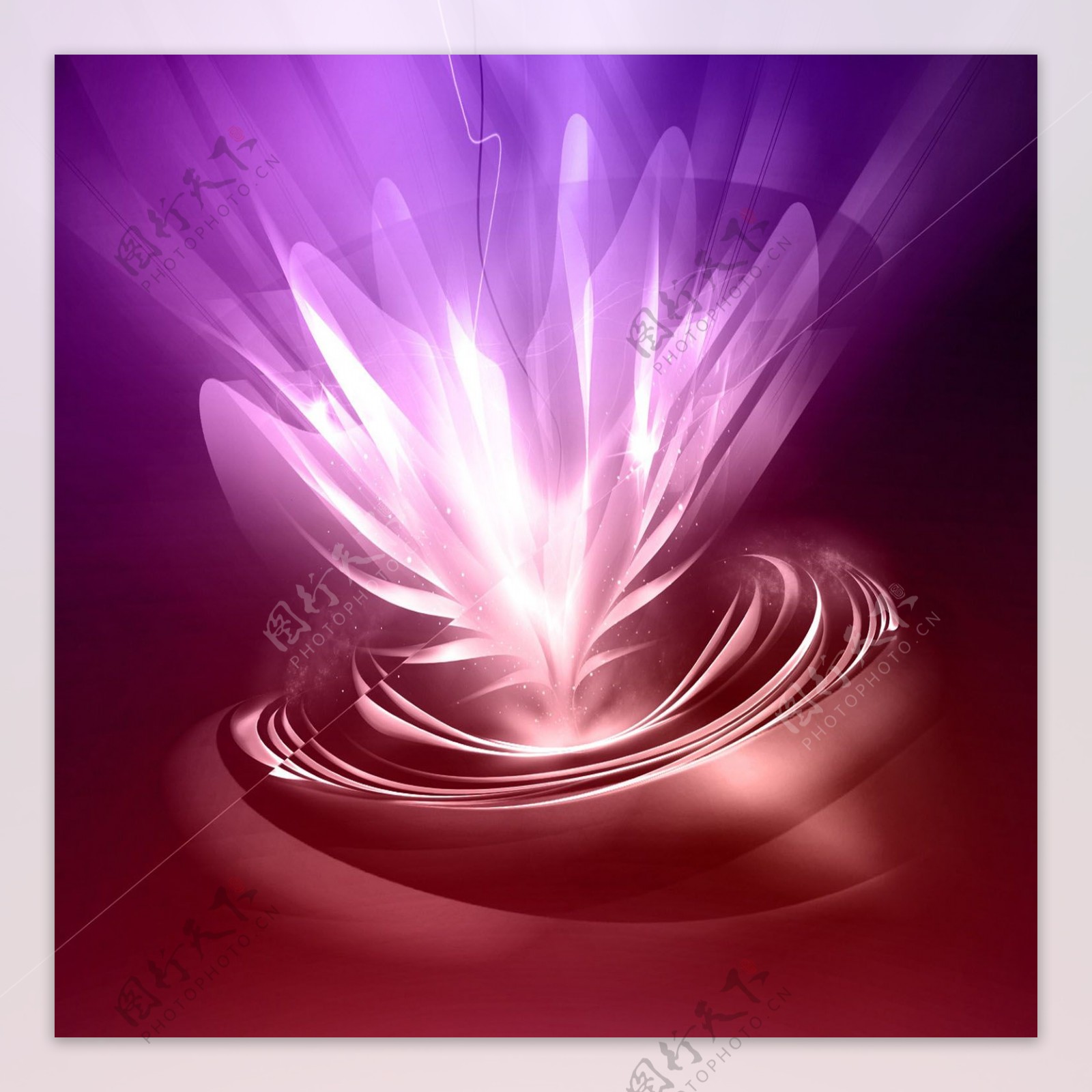 水晶漩涡紫褐背景