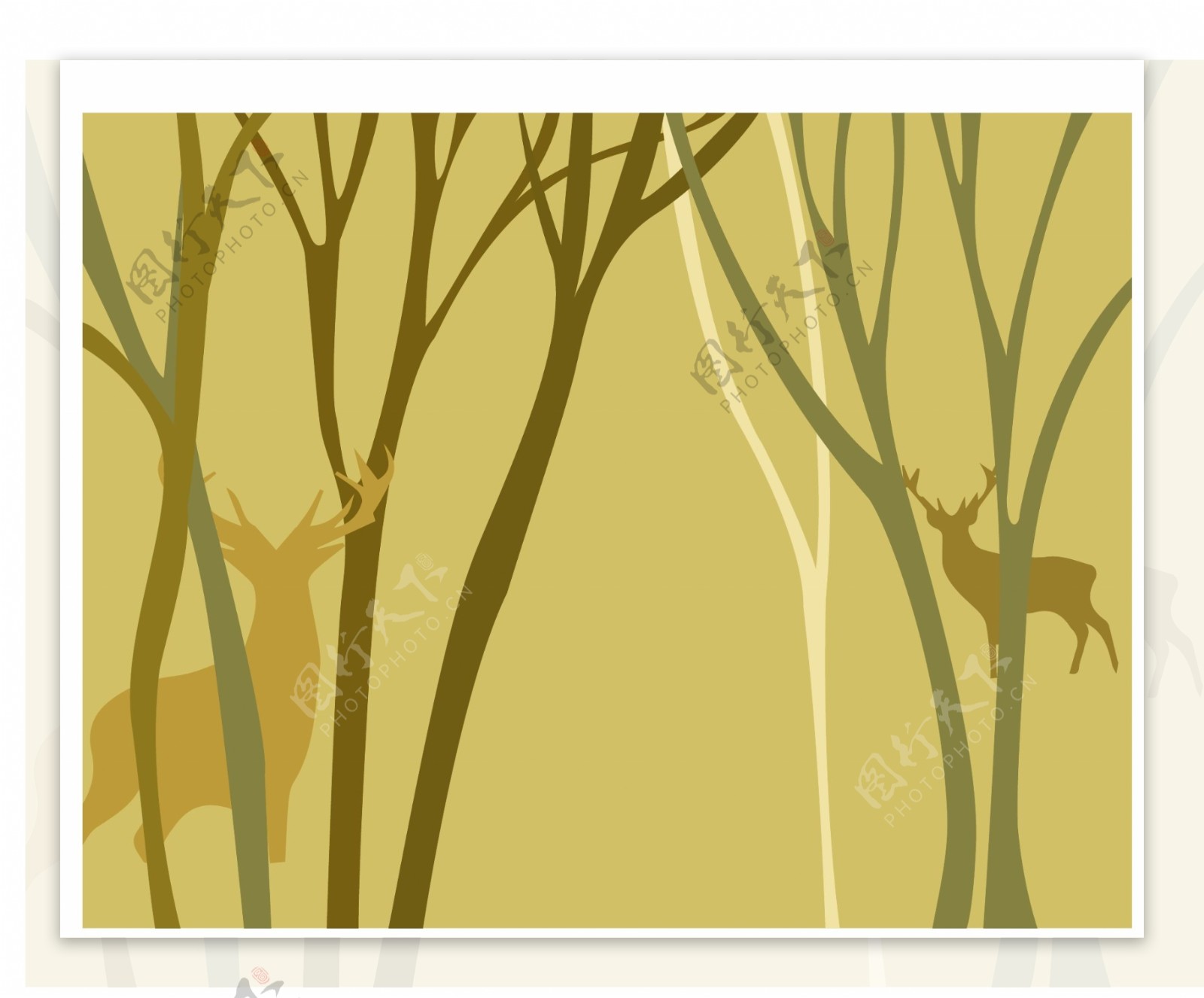 丛林小鹿图片