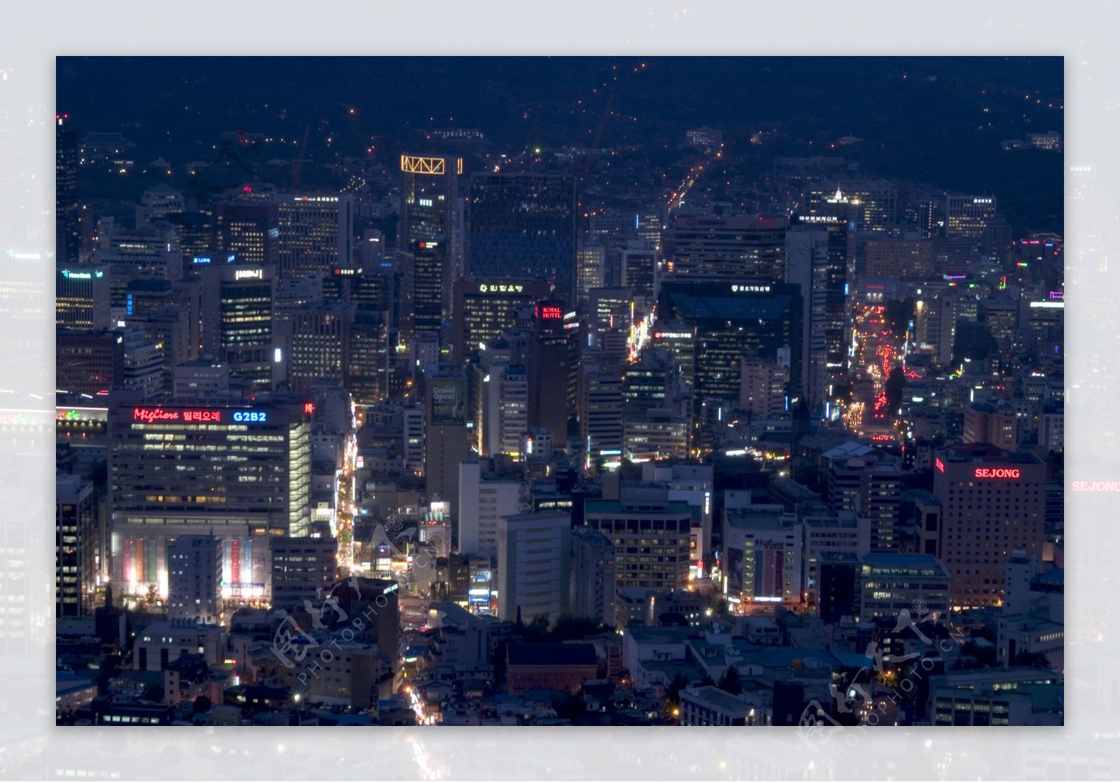 全球首席大百科城市夜景景色建筑灯光繁华都市