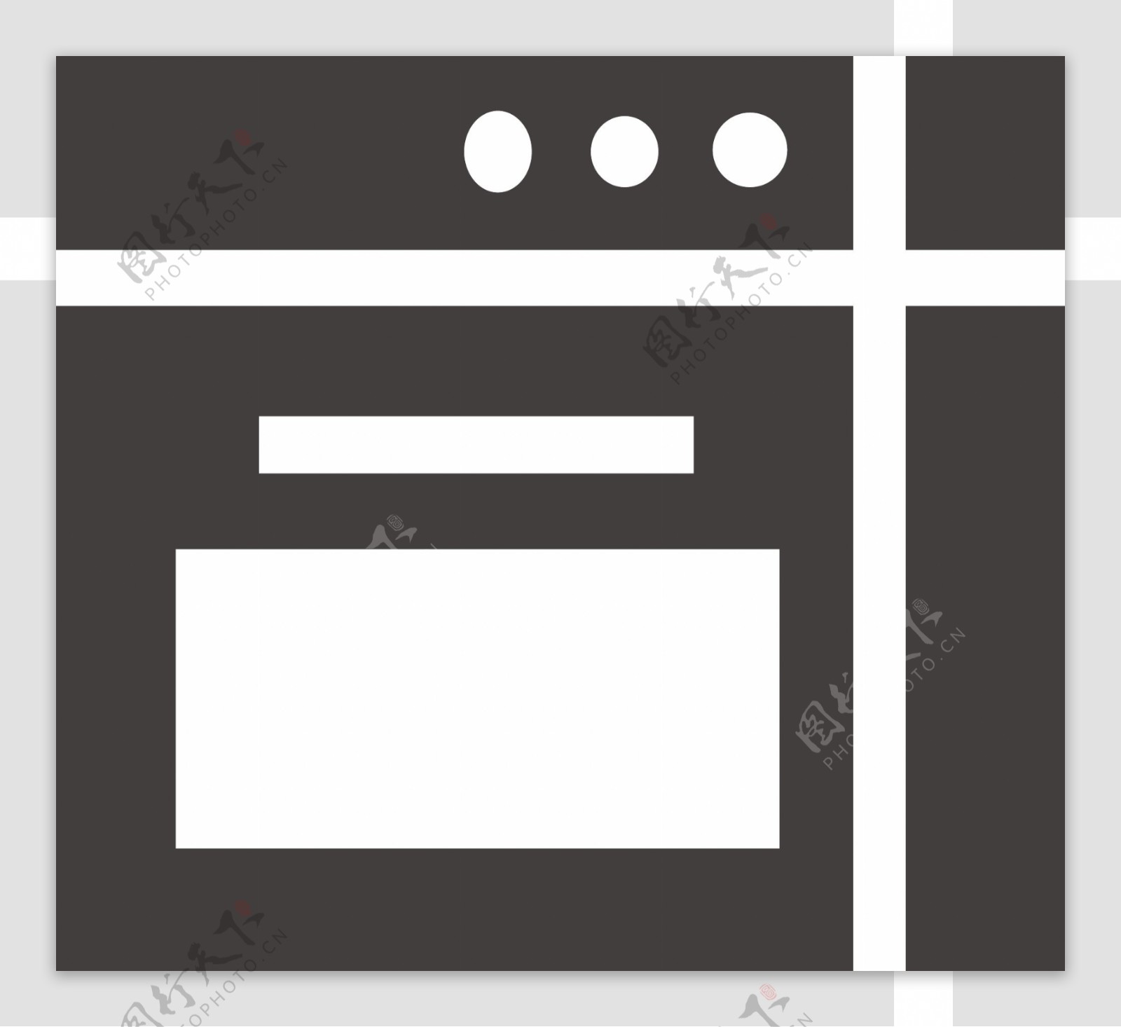 厨房设备的符号图标
