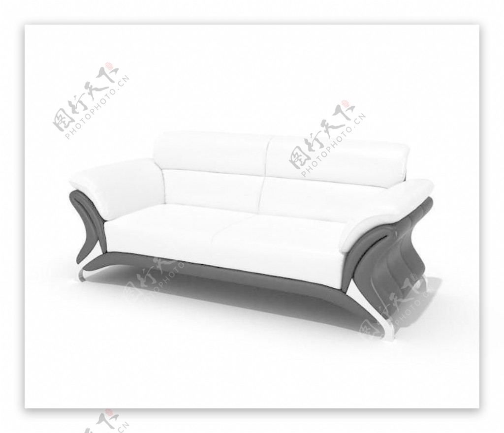 Sofa白色休闲时尚现代沙发059