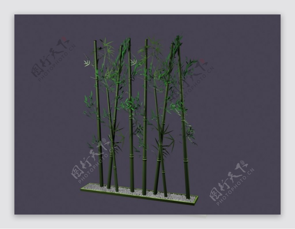 植物竹子装饰素材3d模型下载家装素材5