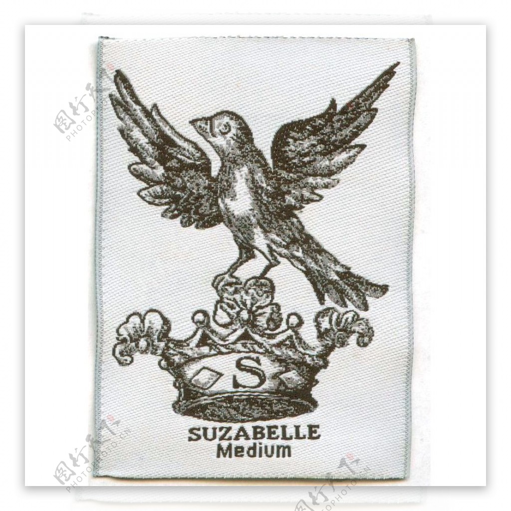 织唛标文字英文皇冠小鸟免费素材