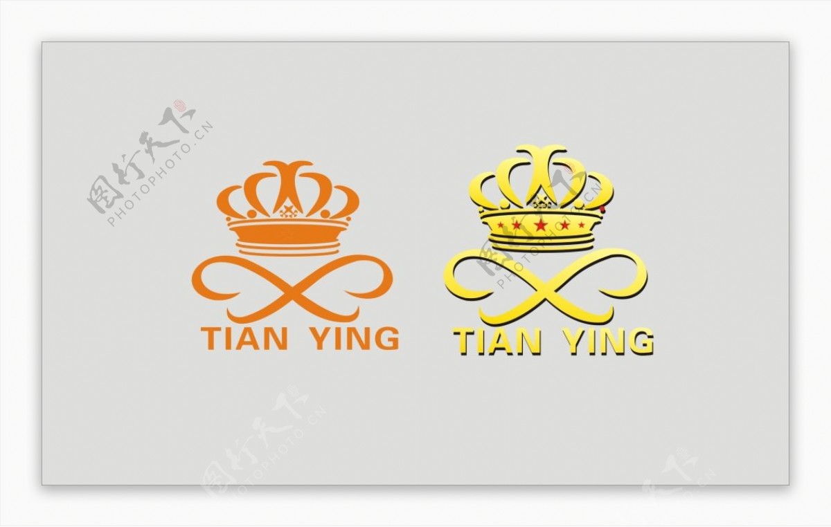 皇冠logo天盈logo