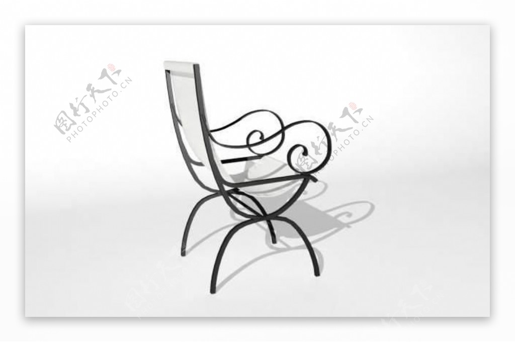 欧式家具椅子0573D模型